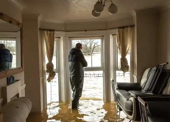 water damage restoration service Riverwoods